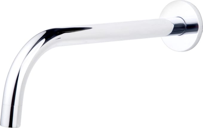 Wiesbaden SLIM 18mm uitloop rond 25cm 1/2" chroom