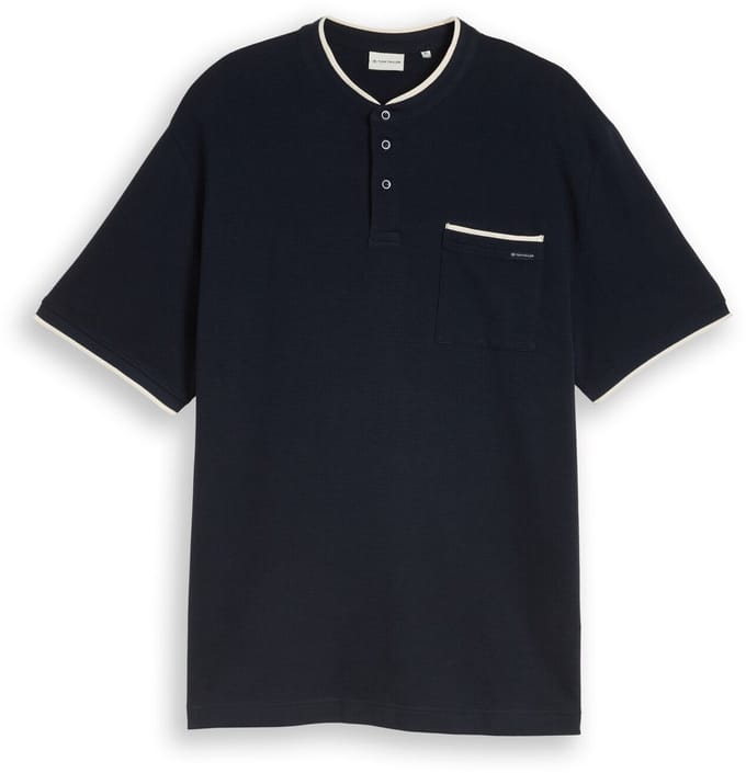 Tom Tailor - Plus Size - Poloshirt met borstzak - Maat 2XL - sky captain blue ottoman