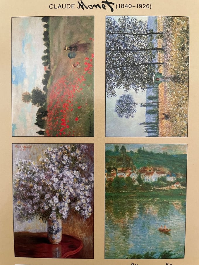 Luka Basic Kaarten Claude Monet (1840-1926)