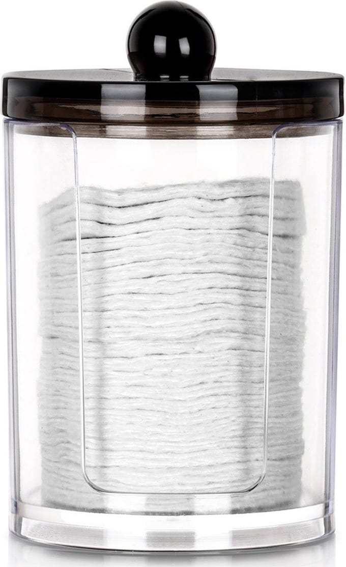 Wattenschijfjeshouder - Wattenschijfjes Dispenser - Make Up Remover Pads - Wattenstaafjeshouder