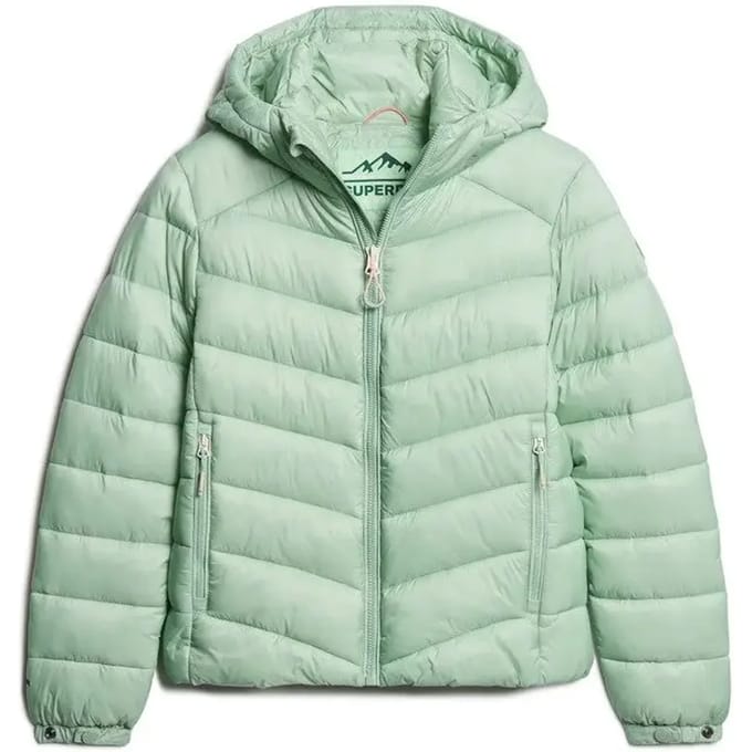 Superdry - Gewatteerde Fuji jas met capuchon - Dames - Gewatteerde jassen