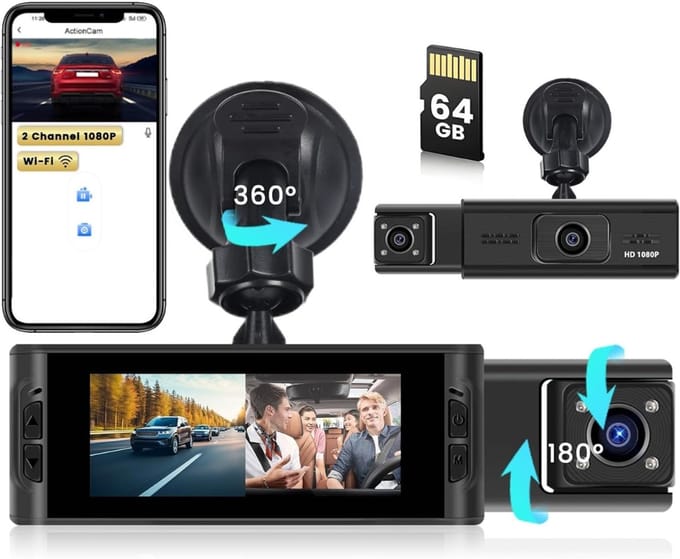 Dashcam Auto – Auto Camera – Dashcam - Continue opname