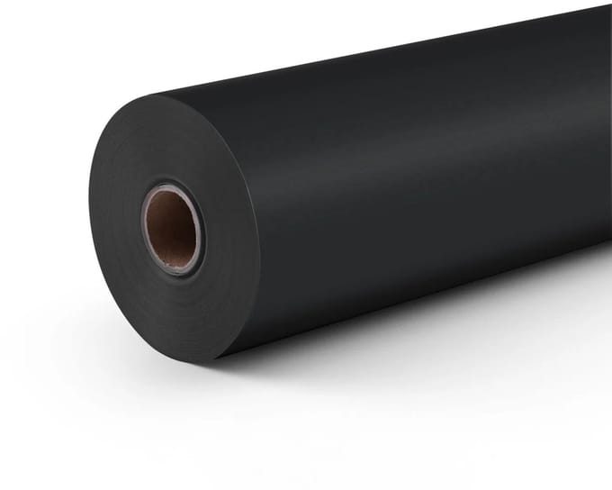 LOKLiK Permanent Adhesive Vinyl Matte 12 m - Black - 30.5 x 1200 cm