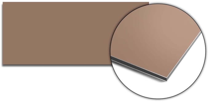 KitchenArt - Mocha Mousse Spatscherm - 70x30 cm - Spatscherm Achterwand Keuken - Spatwand Keuken