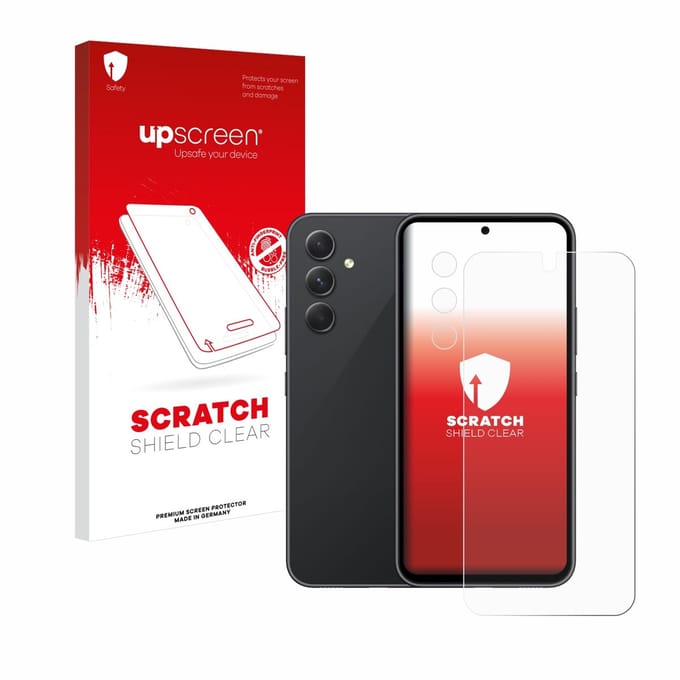 upscreen - Screenprotector voor Samsung Galaxy A54 5G (Voor+Camera) - Folie Beschermfolie transparant
