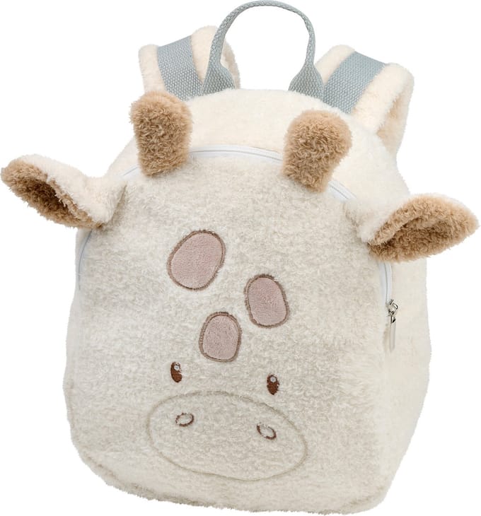 Nattou TEDDY Rugzak - Giraf - 33 cm - Ecru