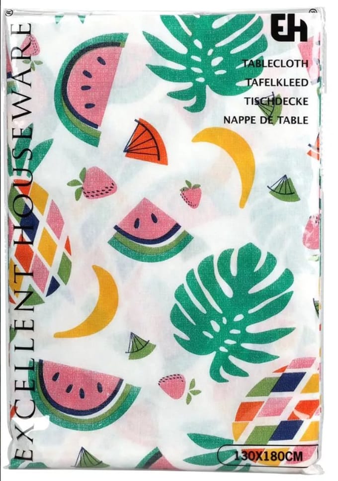 Tafelkleed - Flanel -Fruit - 130 x 180 cm