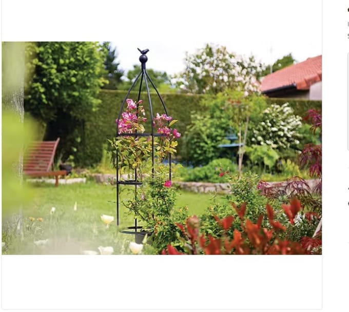 Obelisk met vogel - 150 cm