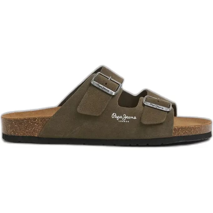 Pepe Jeans Bio Suede Sandalen Groen EU 42 Man