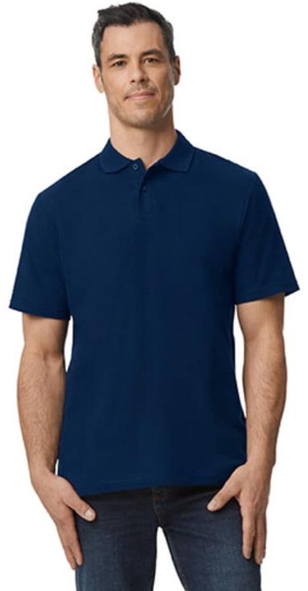 Gildan - Softstyle Piqué Polo - Navy maat XL