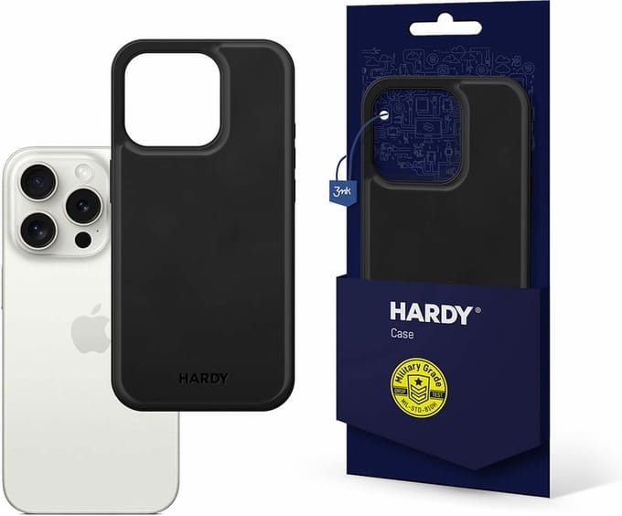 3Mk Hardy Apple Silky Leather Magcase Voor Iphone 15 Pro Max Telefoonbescherming