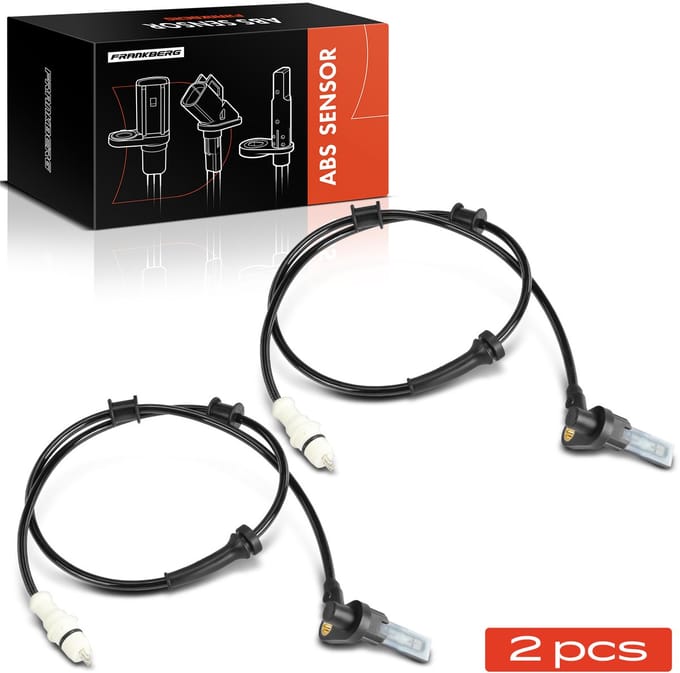 Frankberg 2x ABS-sensor achteras links rechts voor Renault