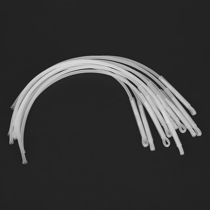 10 STKS Wit 50LB Visslussen Connector Vlieg Lijn Vissen Tackle Accessoire white