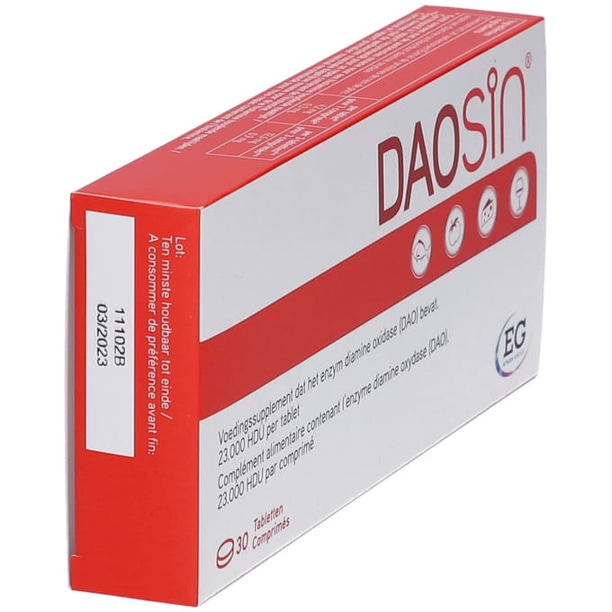 Daosin Voedingssupplement Spijsvertering 30 Tabletten