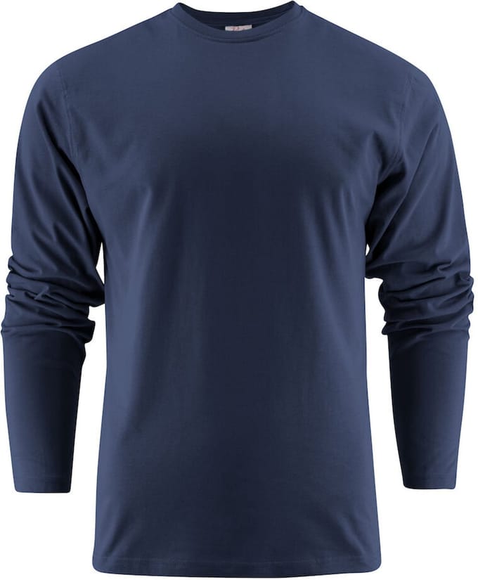 Printer HEAVY T-SHIRT L/S 2264016 - Marine - 3XL