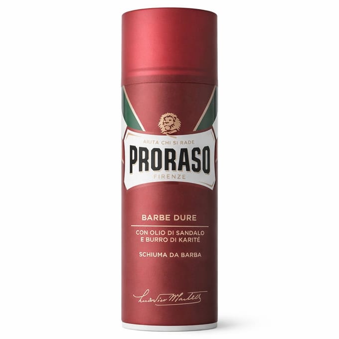 PRORASO RED LINE SHAVING FOAM 400ML