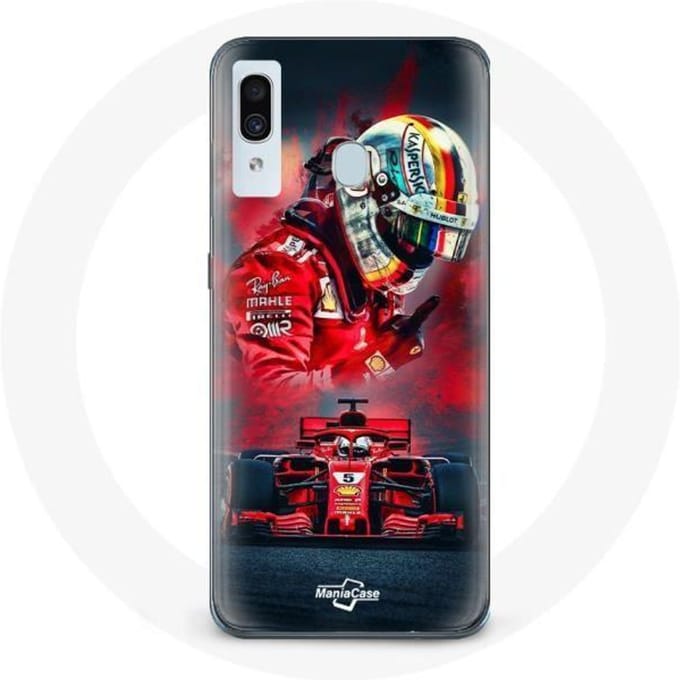 Coque - Formule 1 - Samsung Galaxy A40 - Rouge - Souple - Sportif rouge