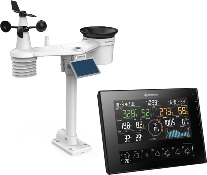 Bresser Weerstation - 11-dagen 4Cast - WLAN-weerstation - 7-in-1