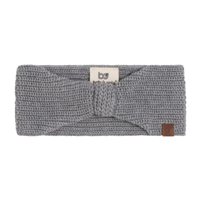 Baby's Only Haarbandje Soul - Grijs - One Size - 100% ecologisch katoen - GOTS