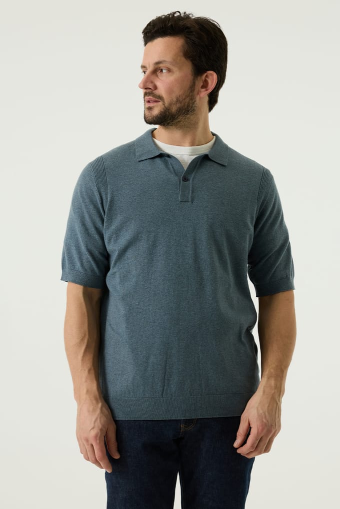 Pilot polo blauw