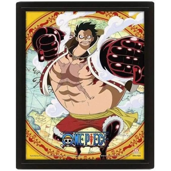 3d lenticulair frame Pyramid One Piece Gear 4th