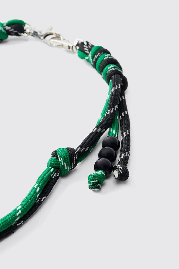 Touw Jeans Ketting | Green