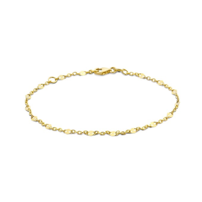 Armband Anker Met Tussenstuk 16 - 18 Cm