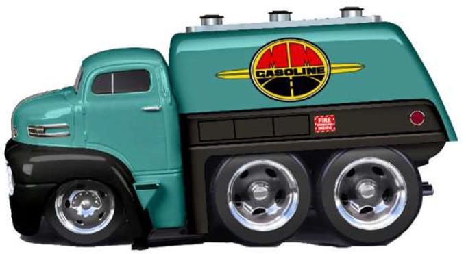 Maisto Ford Coe - Modelauto - Schaal 1:64 - Turquoise/Zwart