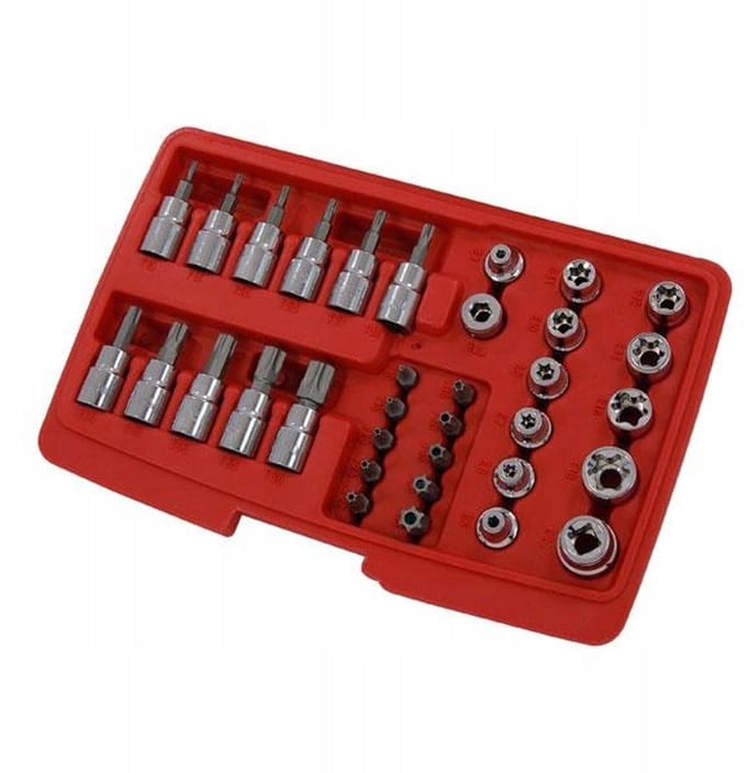 Neilsen 3/8" Doppenset met 34 Delen en Bits