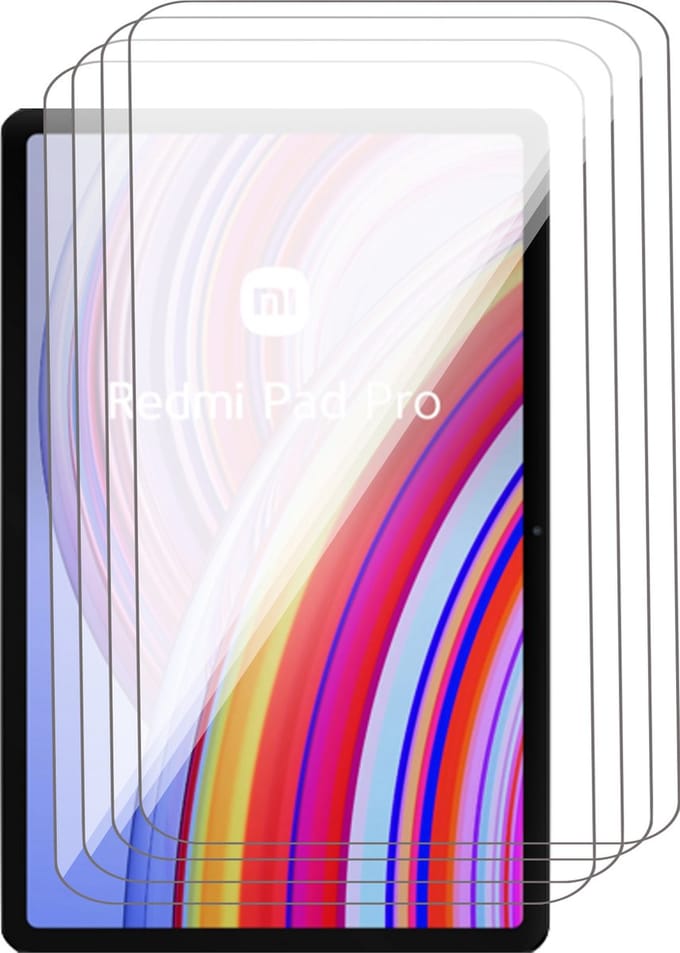 Screenprotector geschikt voor Xiaomi Redmi Pad Pro - 4x Glas Screen Protector