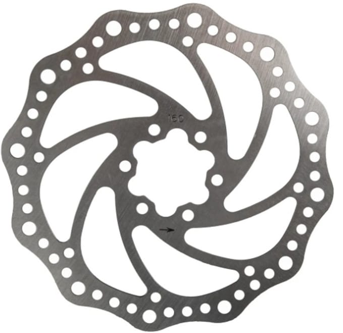 Promax Remschijf 160 Mm 6 Gaats Staal Zilver