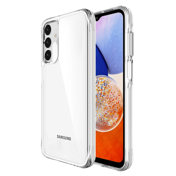 CaseBody Samsung A15 Dual Layer Anti-Shock Hoesje Transparant