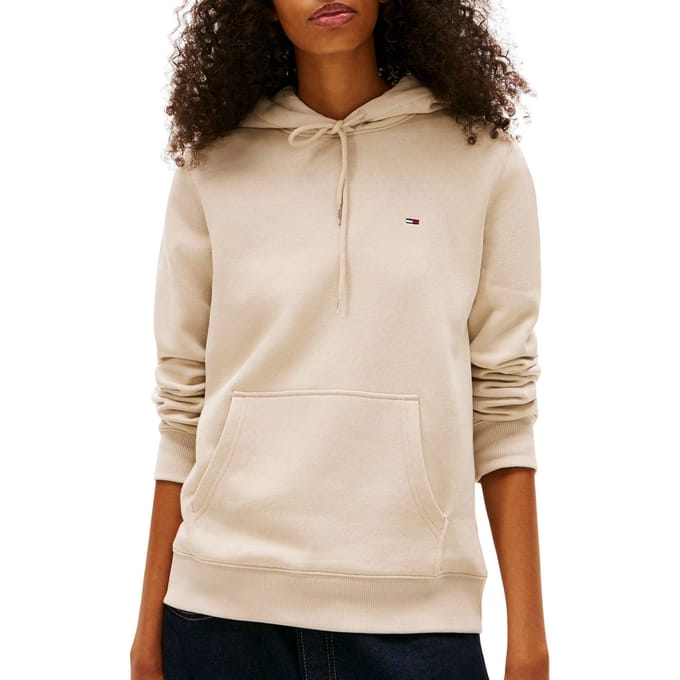 Tommy Hilfiger Regular Small Flag Logo Hoodie Dames