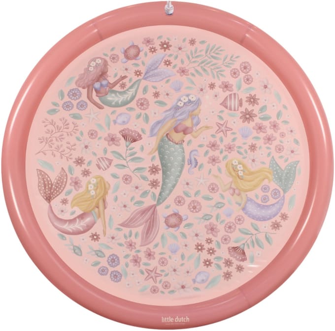 Little Dutch sprinklermat Dreamy Mermaid 150cm Pink Shade dames