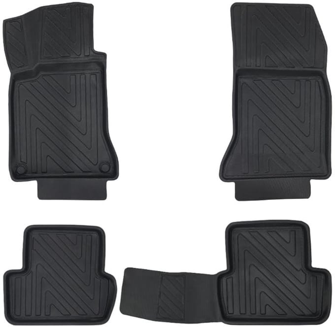 Rubbermatten Infiniti Q30 2016-heden (complete set) - Premium carbonlook