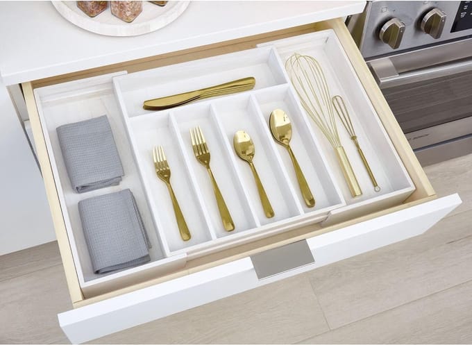 Eco houten dienblad, hout, white wash