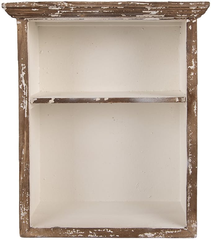 Clayre & Eef Wandkast 36x15x43 cm Bruin Hout