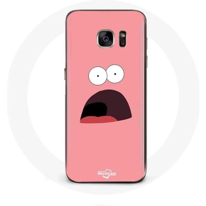 Hoesje - Samsung - Galaxy S7 - Flexibel - Spongebob - Roze roze