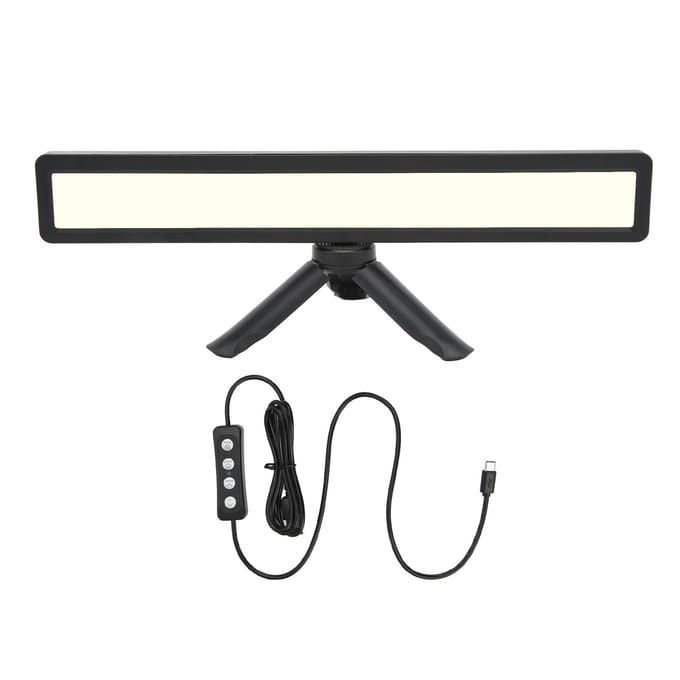 Mini LED Invullicht 2500 tot 9000K 3 Kleurtemperatuur Conferentie Invullicht met Verstelbare Hoek gray