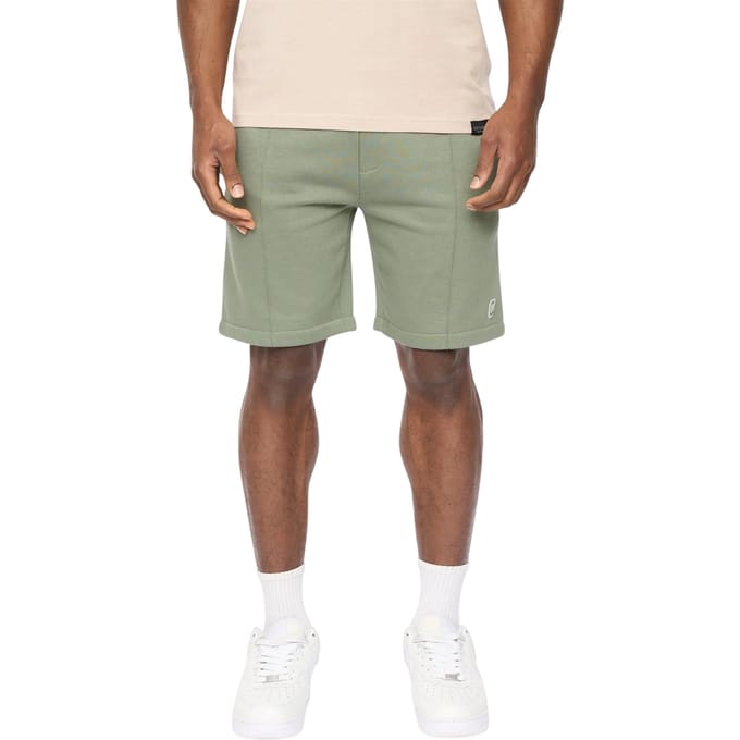 Crosshatch Heren Bardon Casual Shorts (Olijf)