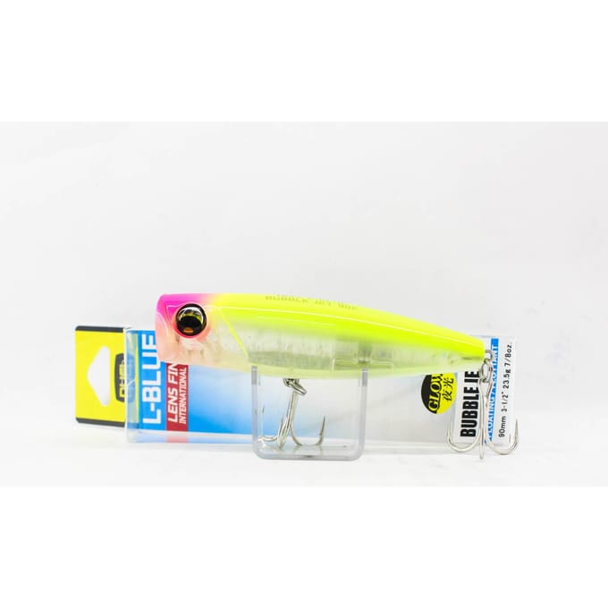 Yo Zuri Duel L Blue Bubble Jet 90F Drijvend kunstaas F1228-HLCL (0841)