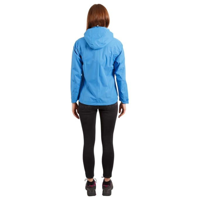 Trespass - Dames Review Waterdichte Jas (Blauw)