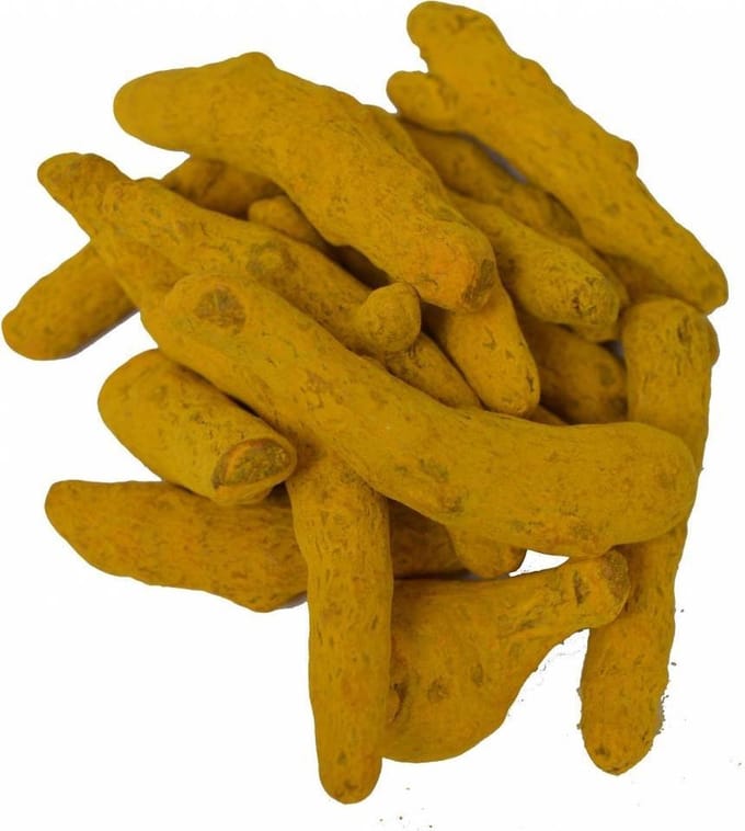 De Kruidenbaron - Kurkuma wortel heel - zak 1 kilo