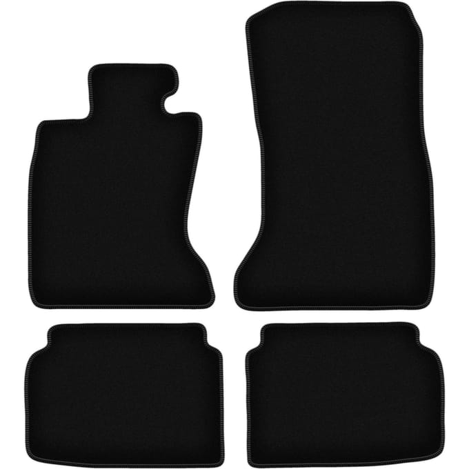 BASIC zwarte veloursmatten voor: BMW 7 F01 sedan (2008-2015)