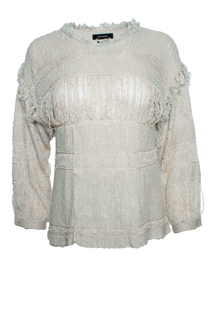 Isabel Marant, fringed gebreide top