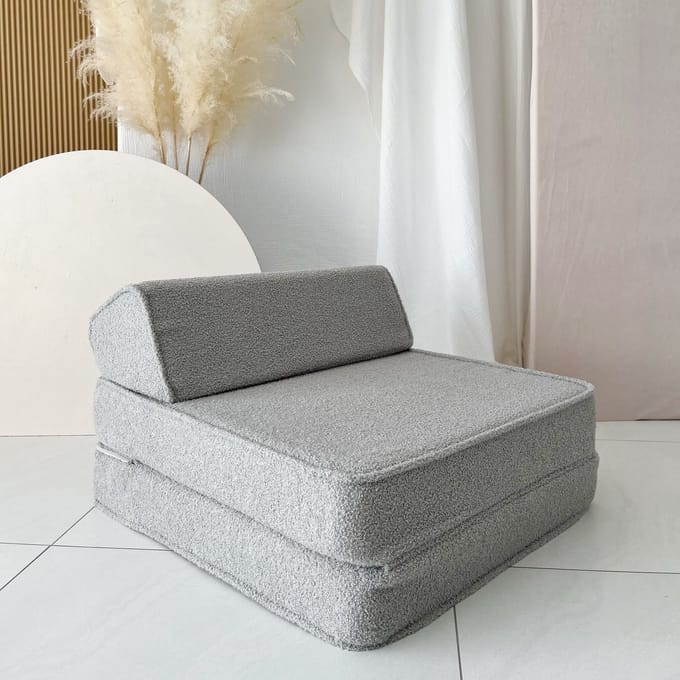 Bouclé Lounger - Grijs Grey