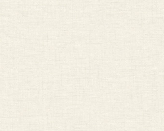 LINNENLOOK BEHANG | Textiel Structuur - wit licht grijs - A.S. Création My Home My Spa