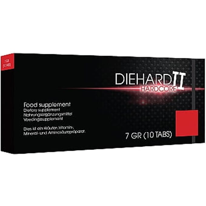 Die Hard II Hardcore Erectiepillen - 10 stuks