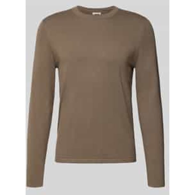 Gebreide pullover met ribboorden, model 'Irmino'