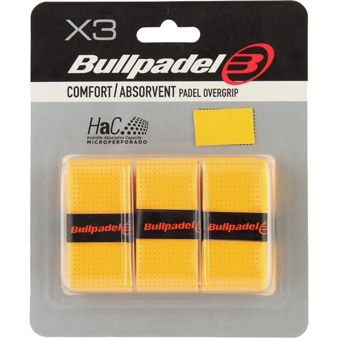 Bullpadel GB1201 Overgrip Geel 3 St. - Grip - Multi